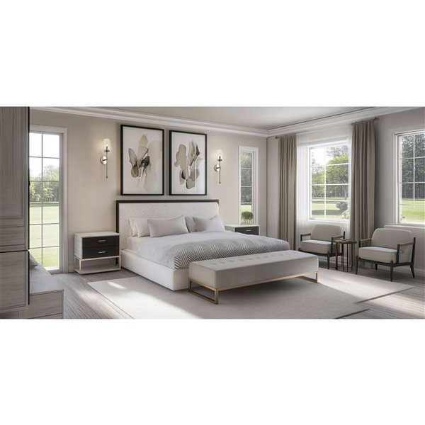 Z-Lite Dominique 1-Light 60 W Wall Sconce w/ Clear Glass Shade - Polished Nickel