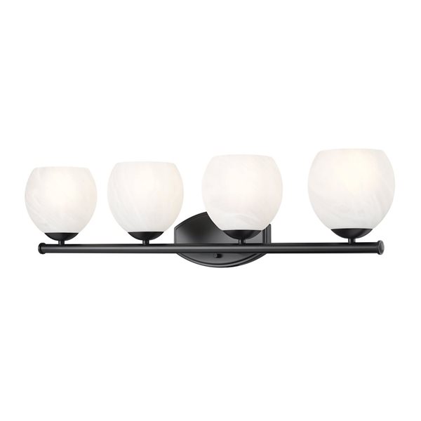 Z-Lite Colette 4-Light Vanity Light - Matte Black
