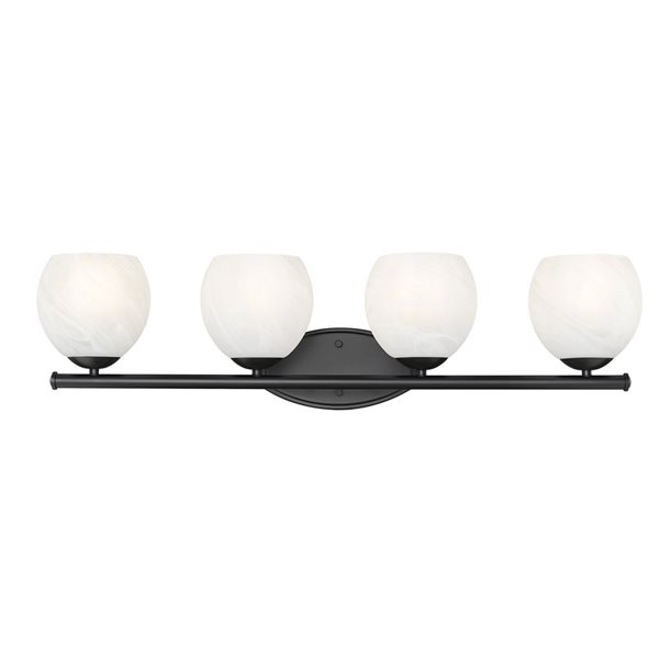 Z-Lite Colette 4-Light Vanity Light - Matte Black
