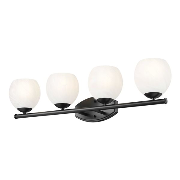Z-Lite Colette 4-Light Vanity Light - Matte Black