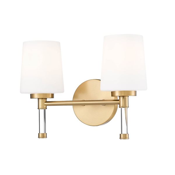 Z-Lite Henri 2-Light Vanity Light - Modern Gold