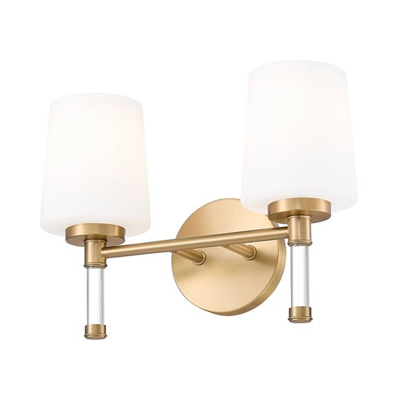 Z-Lite Henri 2-Light Vanity Light - Modern Gold