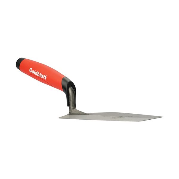 Goldblatt 7-1/2-in Universal Brick Bucket Trowel with Soft Grip Handle