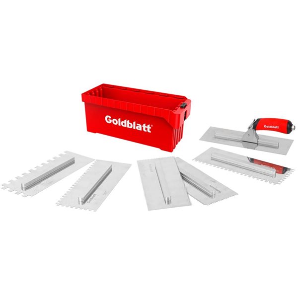 Goldblatt Quick Change Notch Trowel Kit