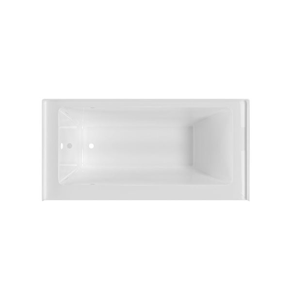 Valley Bath & Kitchen AYLA SKLH 60 x 32-in Rectangular White Acrylic Skirted Bathtub