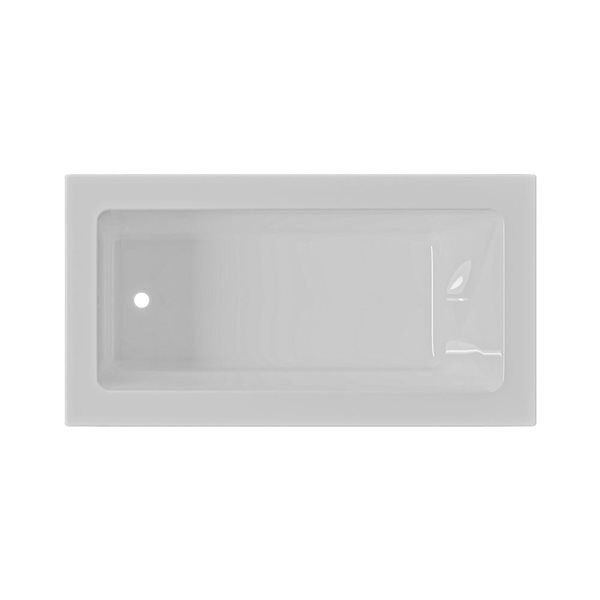 Valley Bath & Kitchen AYLA DI 60 x 32-in Rectangular Drop-in White Acrylic Bathtub