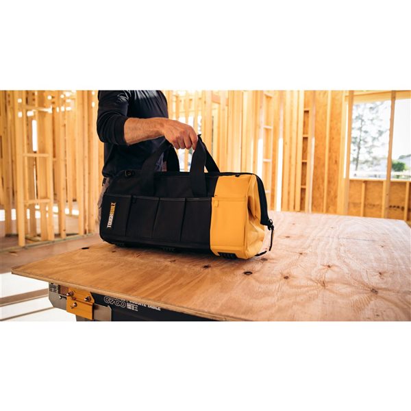 ToughBuilt Black 20-in Massive Mouth Bag