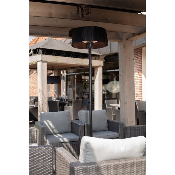 Sunred Artix Compact Bright Patio Heater 1500 W - Standing - Black