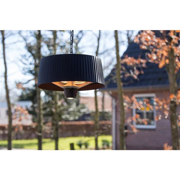 Sunred Artix Compact Bright Patio Heater 1500 W - Hanging - Black