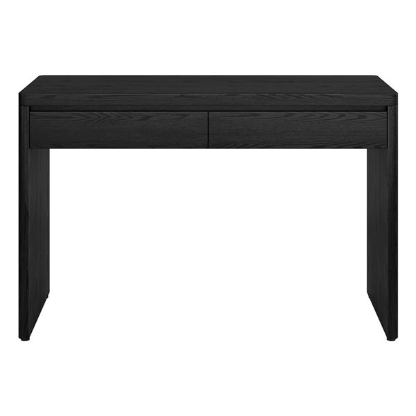 Hailey Home Ashcroft Wide Desk 48-in - Black Grain
