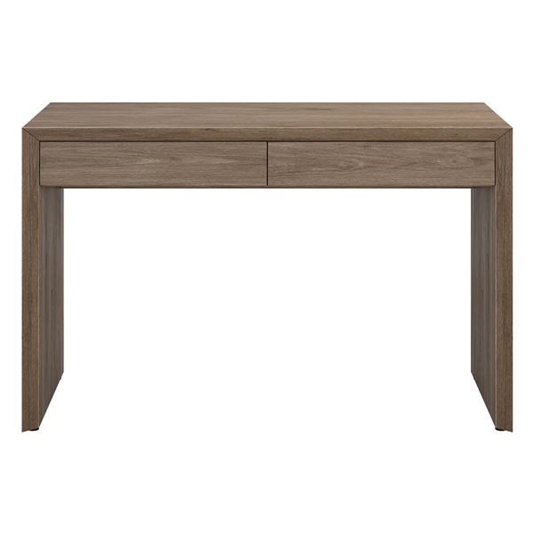 Hailey Home Pembroke Wide Desk 48-in - Antiqued Grey Oak