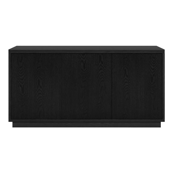 Hailey Home Hanson TV Stand for TVs up to 55-in - Black Grain