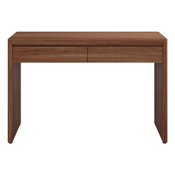 Hailey Home Ashcroft Wide Desk 48-in - Satin Walnut
