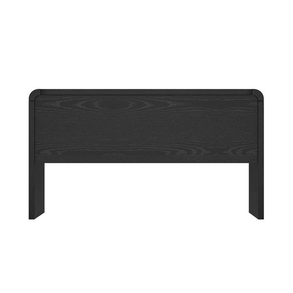 Manhattan Comfort Grace Black and Gold 54-in 2-Drawer Office Desk