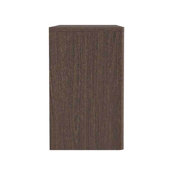 Manhattan Comfort Rivington Walnut Brown 60-in 4-Door Sideboard