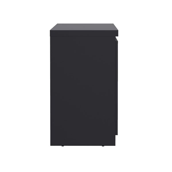 Manhattan Comfort Griffin Onyx 62-in 4-Door Sideboard