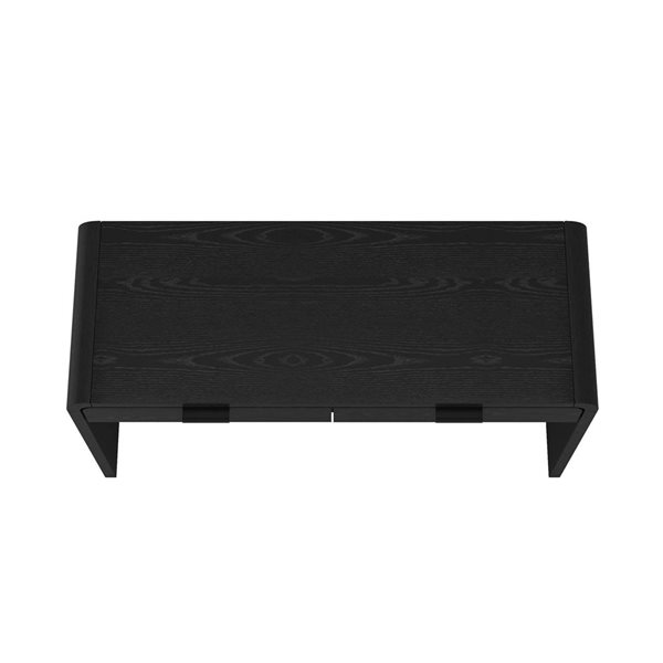 Manhattan Comfort Grace 54-in 2-Drawer Office Desk in Black