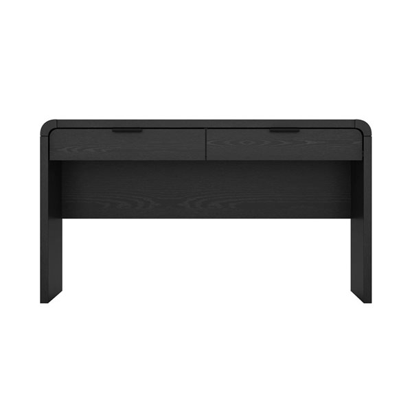 Manhattan Comfort Grace 54-in 2-Drawer Office Desk in Black