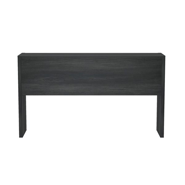 Manhattan Comfort Linda Charcoal Gray 3-Drawer Console Table