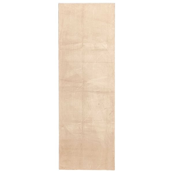 ECARPET Elion Contemporary Washable Rug - 1-ft 10-in x 6-ft - Beige ...