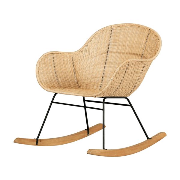 Boca Rattan Rocking Chair South Shore Furniture Balka Rattan Rocking Chair 100430 | RONA