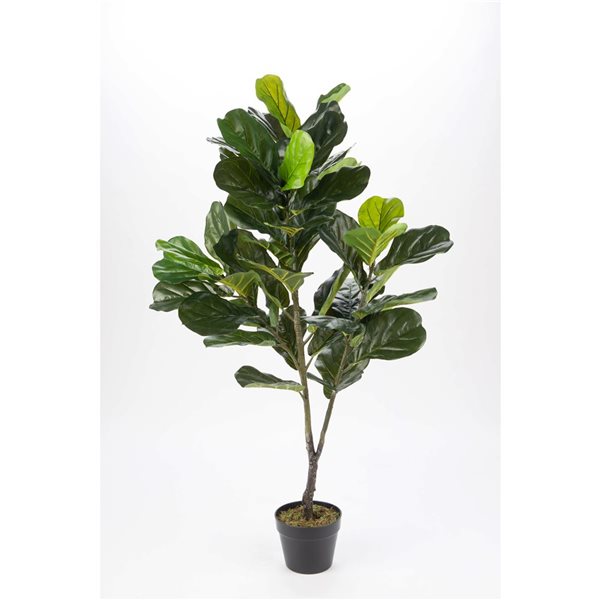 Naturae Decor 49-in Artificial Fiddle Leaf