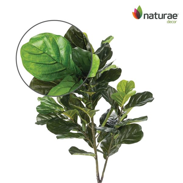 Naturae Decor 49-in Artificial Fiddle Leaf