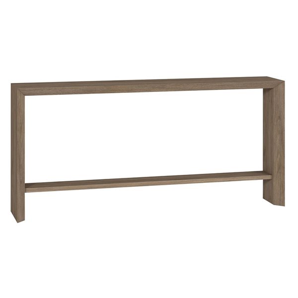 Hailey Home Osman 64-in Wide Console Table - Antiqued Gray Oak