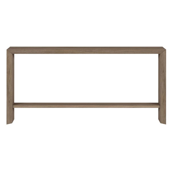 Hailey Home Osman 64-in Wide Console Table - Antiqued Gray Oak