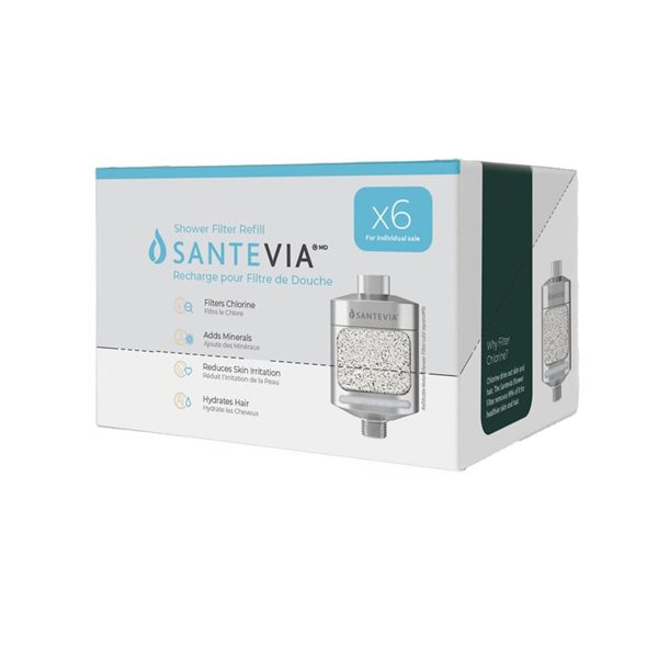 Santevia Shower Filter - 6-Pack
