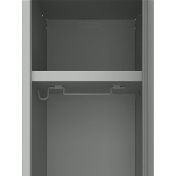 Ceha Canada 36 W x 71 H x 20-in D Light Grey Steel Triple Unit Locker