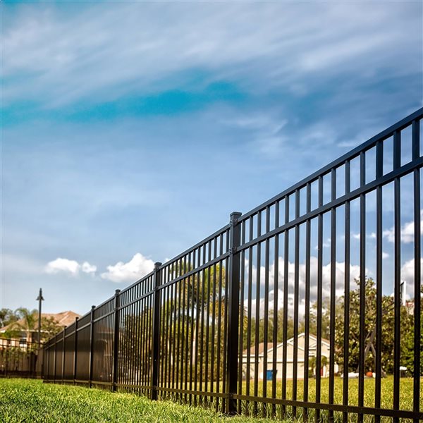 Fencer Wire Heavy Duty Steel Flat Top Fence Panels 6 x 8-ft - 5-Pack