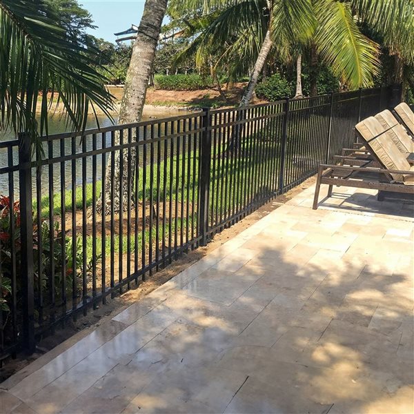 Fencer Wire Heavy-Duty Steel Flat Top Fence Panels 4 x 8-ft - 10-Pack