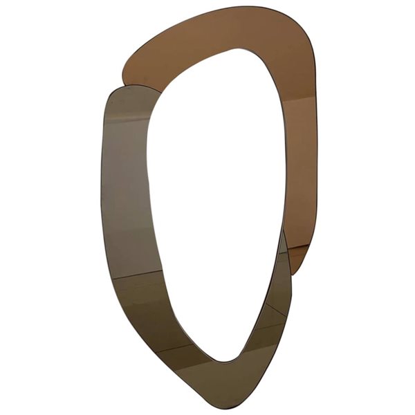 Mirrorize Canada Irregular Shaped Wall Mirror 18 x 32-in