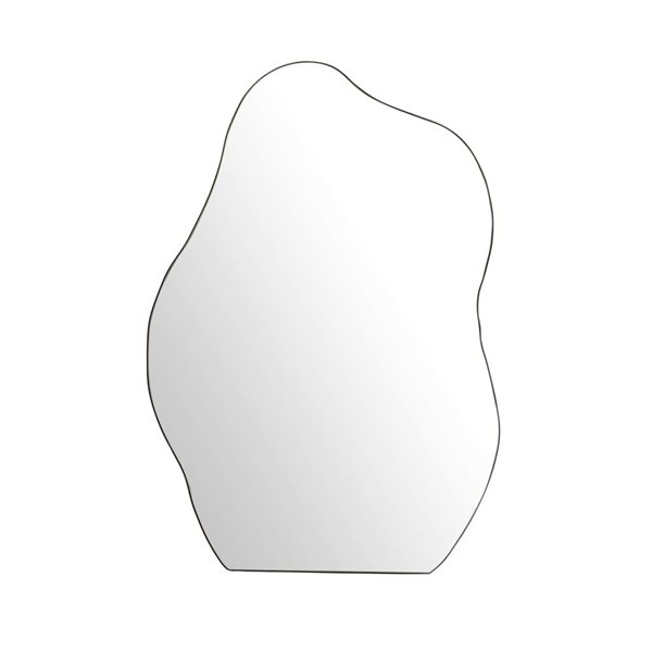 Mirrorize Canada Thin Framed Shaped Wall Mirror 22 x 32-in - Black