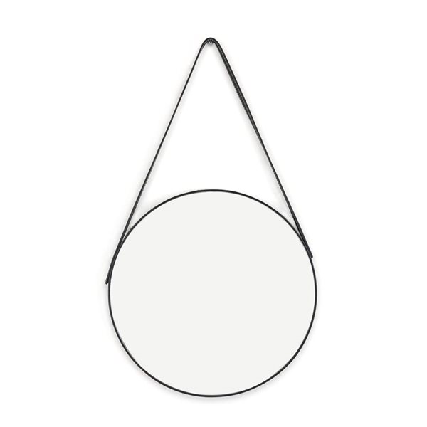 Mirrorize Canada Round Wall Mirror with Hanger 15-in