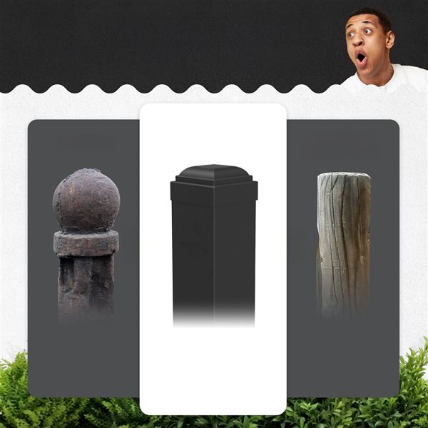 Fencer Wire 5 x 4-ft Flat Top Pattern Anti-Rust Powder-Coated Steel Decorative Fence Gate