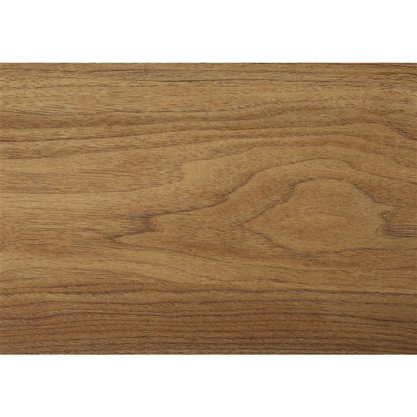 Monarch Specialties Mid-Century Sideboard w/ Light Walnut Laminate and Seagrass Look 36-in - Light