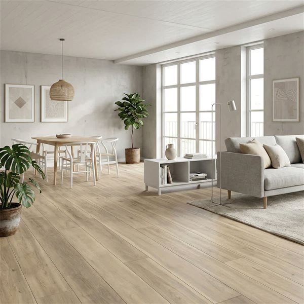 Prime Prime Lay 18-Piece 3-mm x 7.32-in x 48.31-in 44.22-ft² Levanzo Glue Down Vinyl Plank Flooring