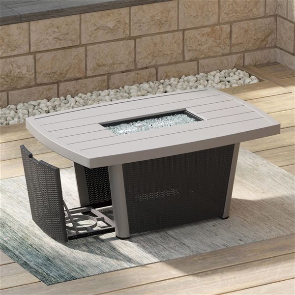 Sirio Vasto 50,000-BTU Aluminum Fire Pit Table