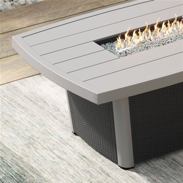 Sirio Vasto 50,000-BTU Aluminum Fire Pit Table