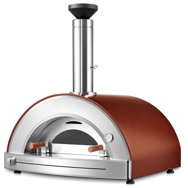 forza 様Tunina&Poggio / Rubino Forno Venetzia Torino Brick Propane Hybrid Outdoor Pizza Oven in