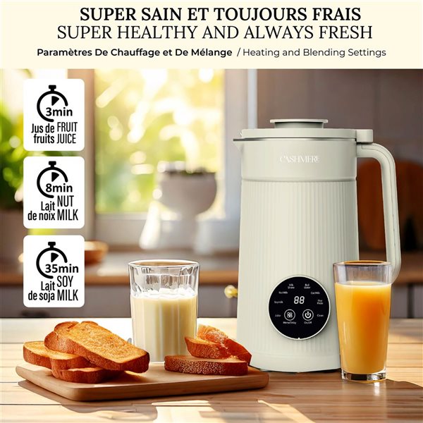 Gotham Steel Cashmere 5-Cup Plant-Based Milk Maker