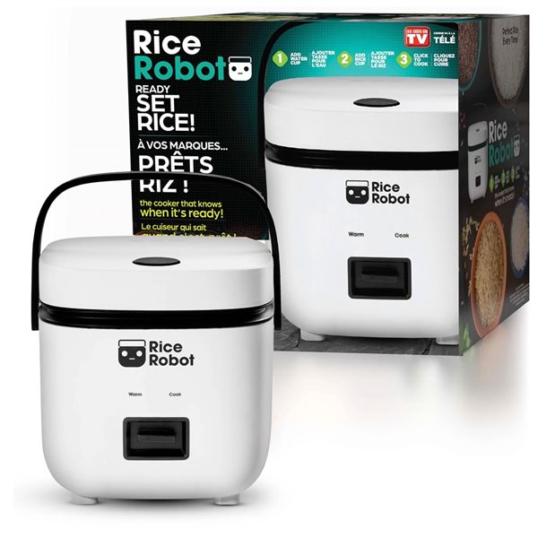 Rice Robot 1-L Rice Cooker with Nonstick Inner Pot