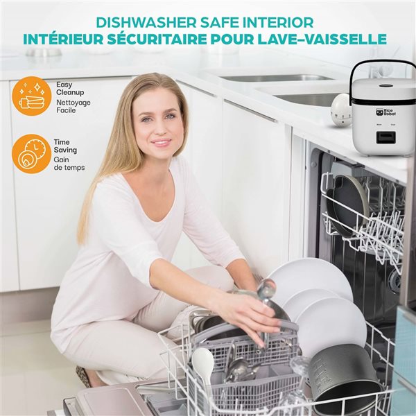 Rice Robot 1-L Rice Cooker with Nonstick Inner Pot