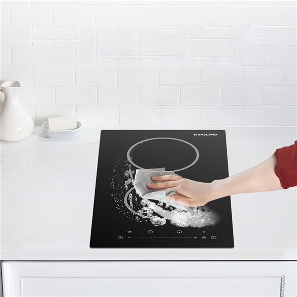 GASLAND 12-in 2-Element Radiant Black Electric Cooktop