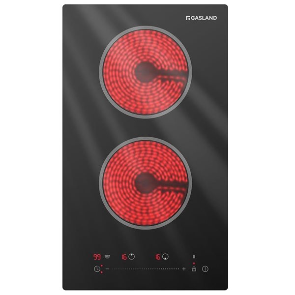 GASLAND 12-in 2-Element Radiant Black Electric Cooktop