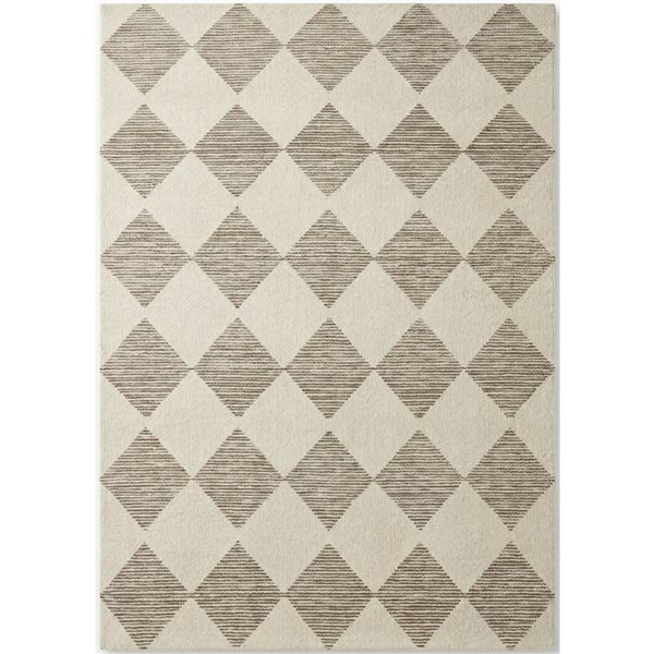 Rug Branch Sepia 9 x 12-ft Beige/Brown Contemporary Geometric Indoor Rectangular Area Rug