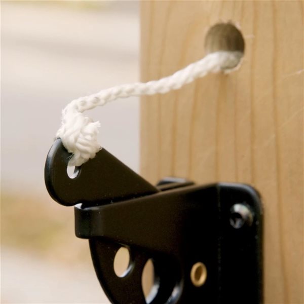 Nuvo Iron 5-Piece 5-in Galvanized Steel Gate Hardware Kit