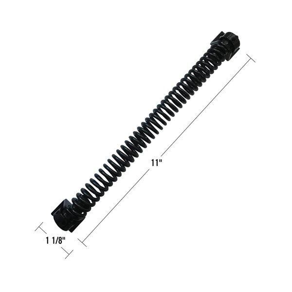 Nuvo Iron Black Galvanized Steel Self-Closing Gate Spring